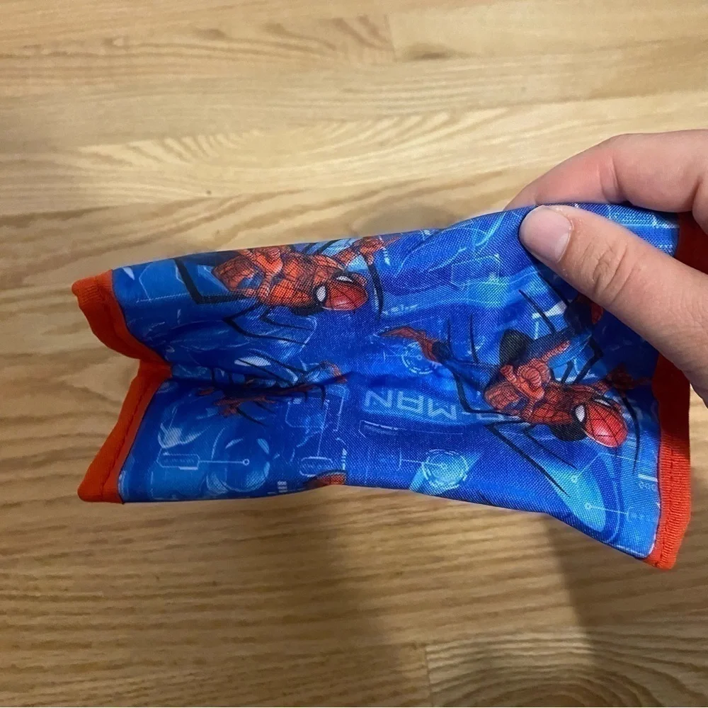 Spider-Man Lunch Can Package Tote Box Bag Blue Red